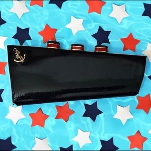 Kate Spade All Aboard Cruise Ship Clutch RARE